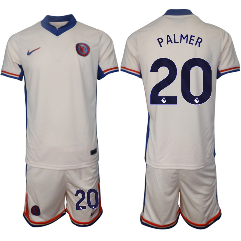 Men 2024-2025 Club Chelsea away Cream #20 Soccer Jersey